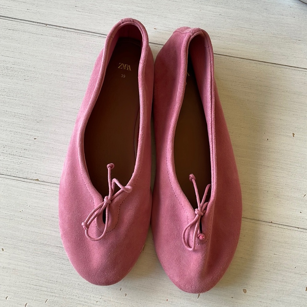 Zara pink flats - house slipper